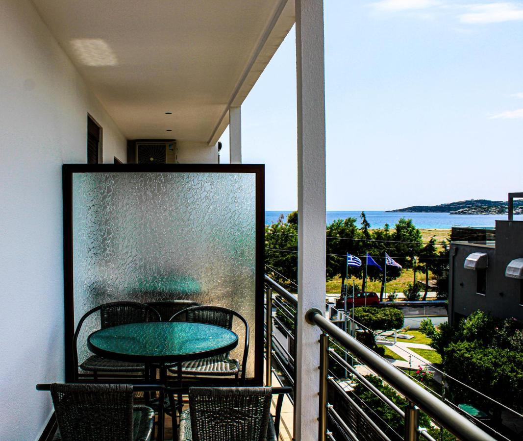 Theano Studios Paralia Sikias Buitenkant foto